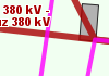 Map Hoechst- Hoch- und Mittelspannungsnetz